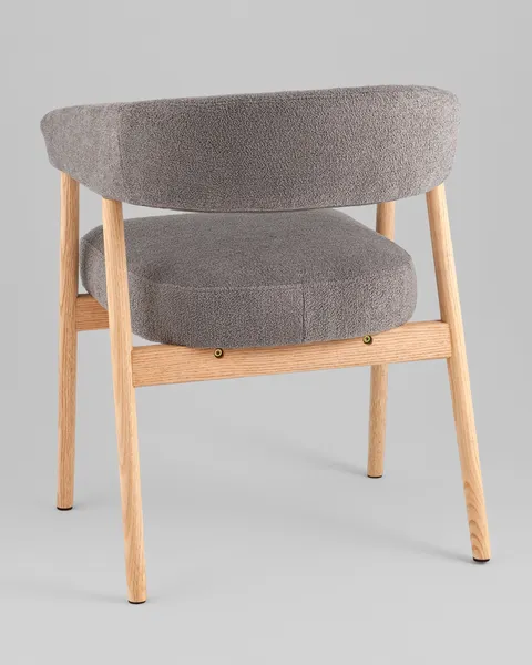 Изображение товара Стул Stool Group  Zubo / DM4729-1 OTE-Q-456 (с деревянными ножками, темно-серый)