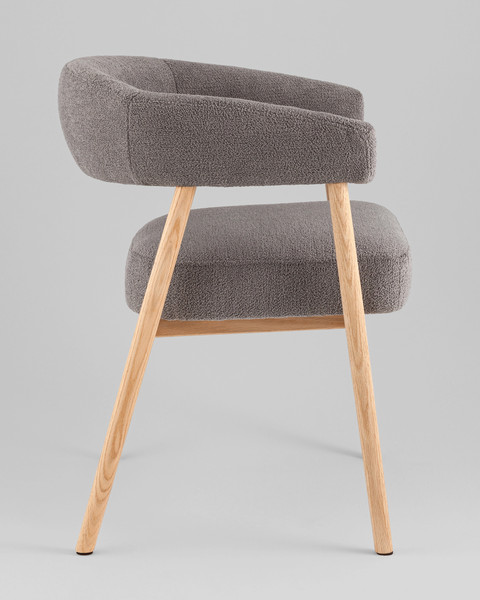 Изображение товара Стул Stool Group  Zubo / DM4729-1 OTE-Q-456 (с деревянными ножками, темно-серый)