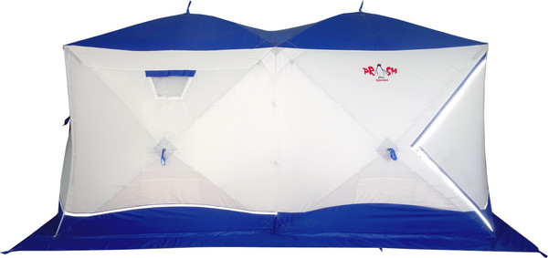 Изображение товара Палатка Пингвин Shelters Big Twin 2-слойная 400x215 Композит (белый/синий)