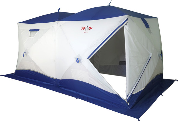 Изображение товара Палатка Пингвин Shelters Big Twin 2-слойная 400x215 Композит (белый/синий)
