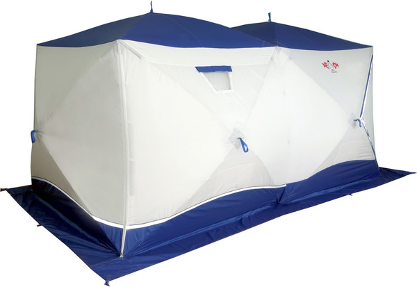 Изображение товара Палатка Пингвин Shelters Big Twin 2-слойная 400x215 Композит (белый/синий)