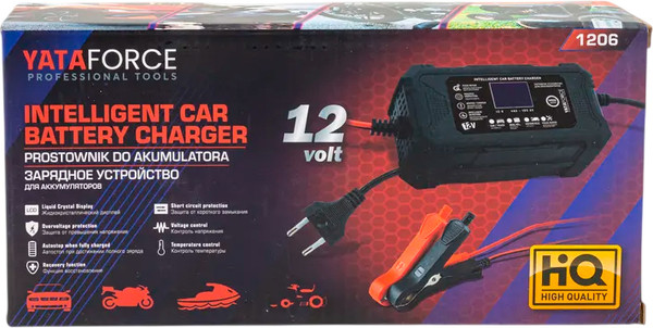 Изображение товара Зарядное устройство для аккумулятора Yataforce YF-1206 (63202)