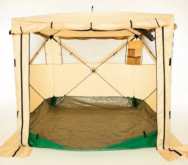 Изображение товара Туристический шатер Пингвин Shelters Кемпинг 6 (бежевый)