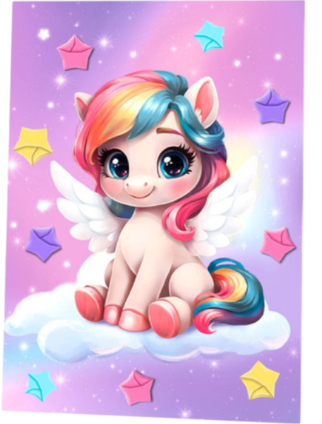 Изображение товара Набор для творчества Школа талантов Объемная аппликация. Сказочный единорог / 10840577