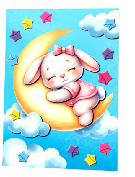 Изображение товара Набор для творчества Школа талантов Объемная аппликация. Зайка на облаке / 10840578