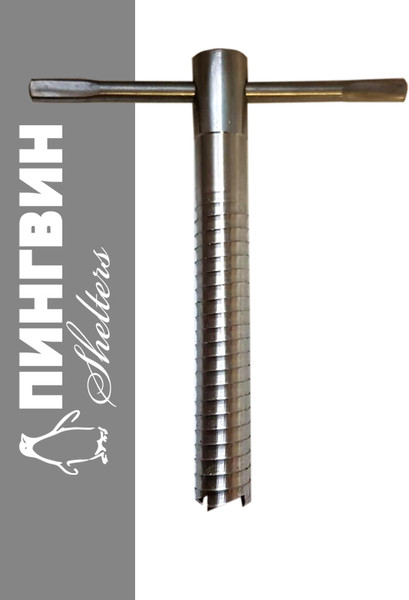 Изображение товара Колышек для палатки Пингвин Shelters Ввертыш нержавеющий скользящая ручка (16x130мм)