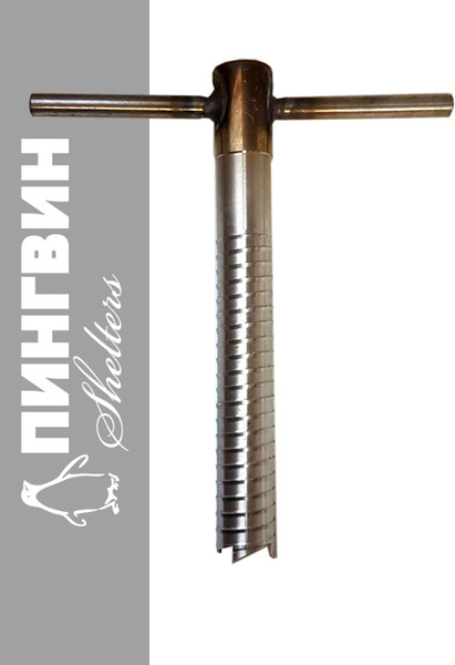 Изображение товара Колышек для палатки Пингвин Shelters Ввертыш нержавеющий приваренная ручка (16x130мм)