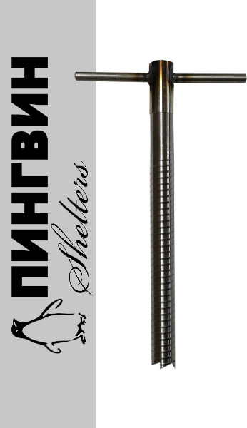 Изображение товара Колышек для палатки Пингвин Shelters Ввертыш нержавеющий приваренная ручка (16x200мм)