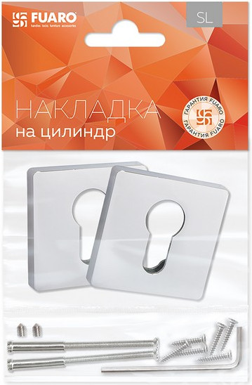 Изображение товара Накладка на цилиндр Fuaro ET.K.SL52 CP-8 (хром)