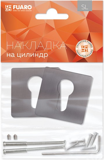 Изображение товара Накладка на цилиндр Fuaro ET.K.SL52 GR-23 (графит)