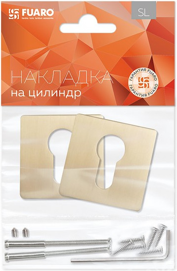 Изображение товара Накладка на цилиндр Fuaro ET.K.SL52 SSG-39 (сатин золото)