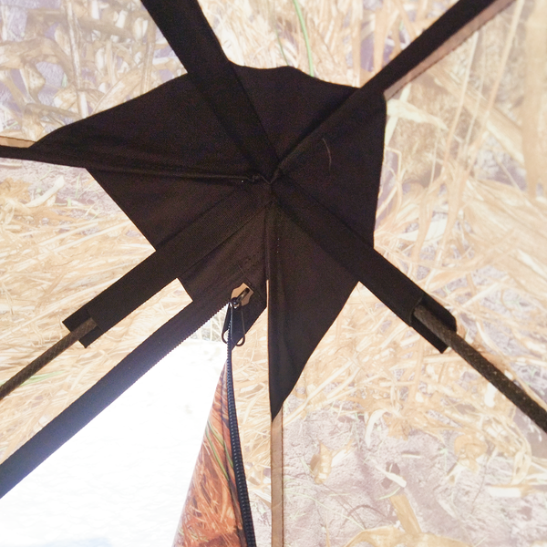 Изображение товара Палатка-баня Пингвин Shelters Призма Премиум 1-слойная Композит  (камуфляж)