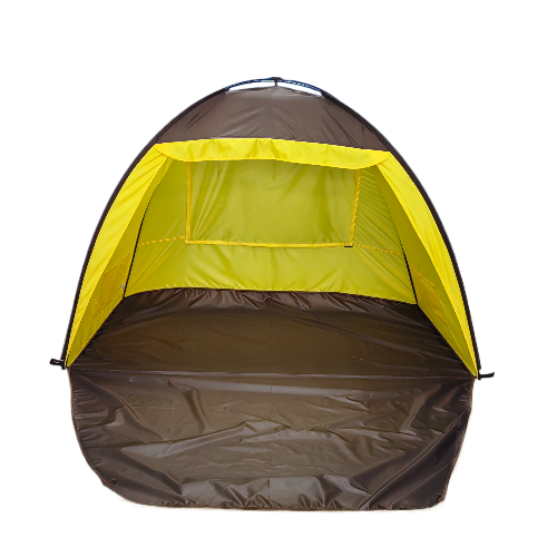 Изображение товара Палатка Пингвин Shelters Пляжная 200x190 (коричневый/желтый)