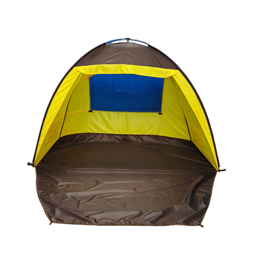 Изображение товара Палатка Пингвин Shelters Пляжная 200x190 (коричневый/желтый)