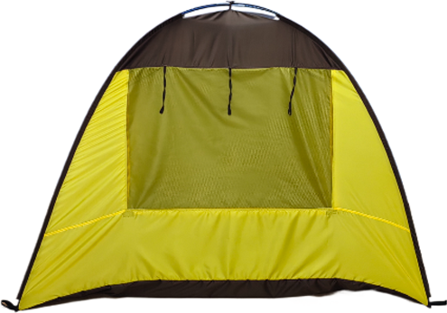 Изображение товара Палатка Пингвин Shelters Пляжная 200x190 (коричневый/желтый)