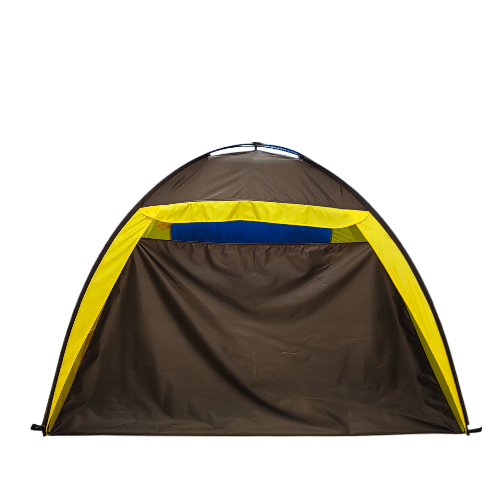 Изображение товара Палатка Пингвин Shelters Пляжная 200x190 (коричневый/желтый)