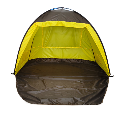 Изображение товара Палатка Пингвин Shelters Пляжная 200x190 (коричневый/желтый)