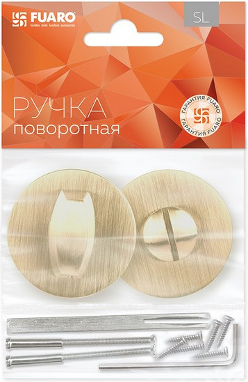 Изображение товара Фиксатор дверной защелки Fuaro BK6.R.SLR52 SSG-39 (сатинированное золото)