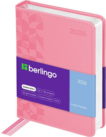 Изображение товара Ежедневник Berlingo Vivella Prestige 2026г А6 / DD6_80608 (184л)