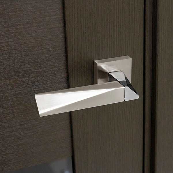 Изображение товара Ручка дверная Fuaro K.DM51.Diamond SN/CP-3 (матовый никель/хоом)