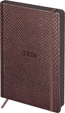 Изображение товара Ежедневник BG Python. Sangria 2026г А5 / DdА5_09400  (176л)