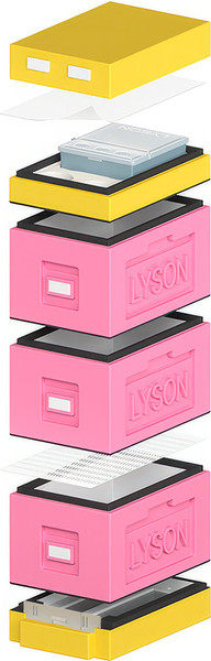 Изображение товара Улей Lyson Рут На 6 Рамок / WDD45 (розовый/желтый)