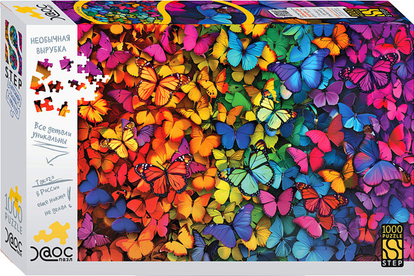 Изображение товара Пазл Step Puzzle Бабочки (1000эл)