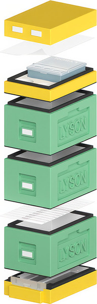 Изображение товара Улей Lyson Рут На 6 Рамок / WDD49 (зеленый/желтый)