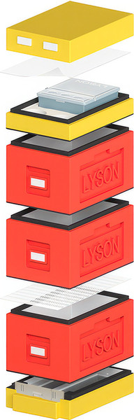 Изображение товара Улей Lyson Рут На 6 Рамок / WDD48 (красный/желтый)