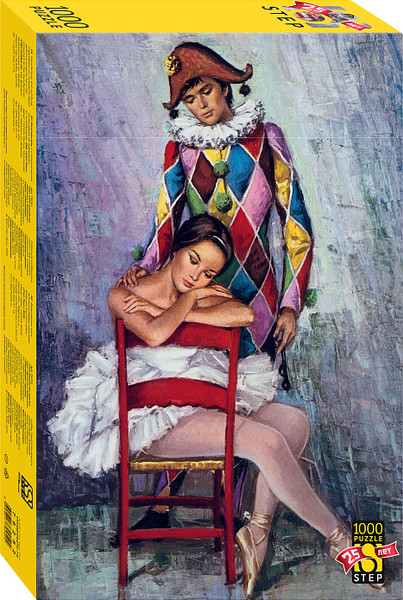 Изображение товара Пазл Step Puzzle Арлекин и балерина. Юбилейная коллекция (1000эл)