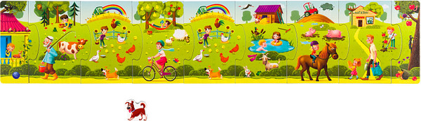 Изображение товара Развивающая игра Step Puzzle Story Puzzle. Деревня