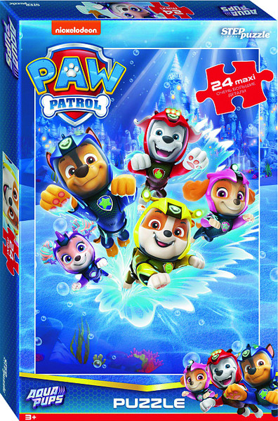 Изображение товара Пазл Step Puzzle Щенячий патруль. Аква maxi 24