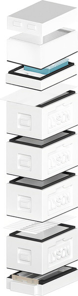 Изображение товара Улей Lyson Рут На 6 Рамок / WDD128 (неокрашенный)