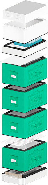 Изображение товара Улей Lyson Рут На 6 Рамок / WDD128GW (зеленый/неокрашенный)