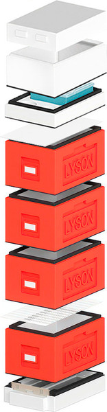 Изображение товара Улей Lyson Рут На 6 Рамок / WDD128RDW (красный/неокрашенный)