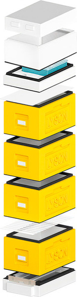 Изображение товара Улей Lyson Рут На 6 Рамок / WDD128YW (желтый/неокрашенный)