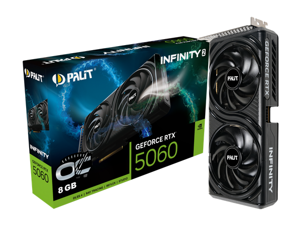 Изображение товара Видеокарта Palit RTX5060 Infinity 2 OC (NE75060V19P1-GB2063L)