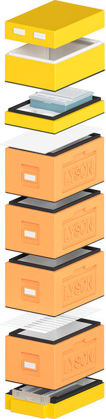 Изображение товара Улей Lyson Рут На 6 Рамок / WDD132 (оранжевый/желтый)