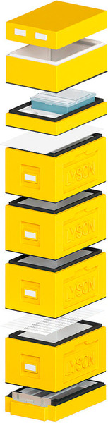 Изображение товара Улей Lyson Рут На 6 Рамок / WDD128YY (желтый/желтый)