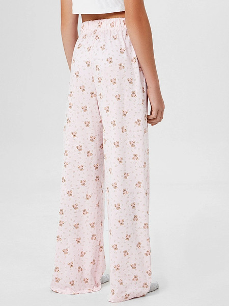 Изображение товара Штаны пижамные детские Mark Formelle 587001 (р.158-80, мишки с цветами на розовом)