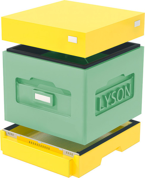 Изображение товара Улей Lyson Дадан На 10 Рамок / WK24 (зеленый/желтый)