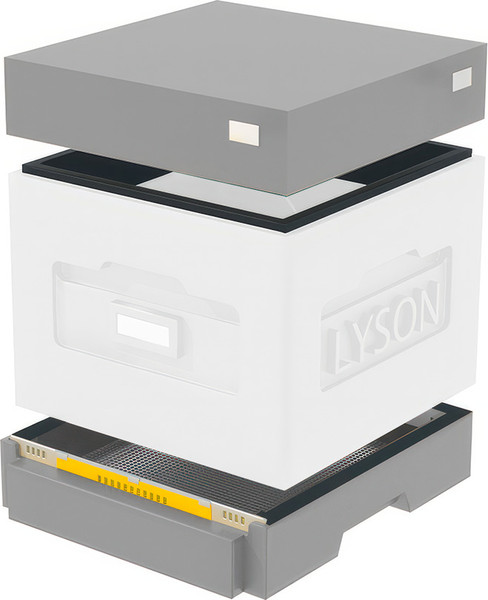 Изображение товара Улей Lyson Дадан На 10 Рамок / WKW1G (неокрашенный/серый)