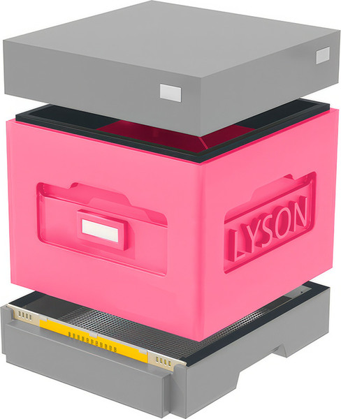 Изображение товара Улей Lyson Дадан На 10 Рамок / WKG3 (розовый/серый)