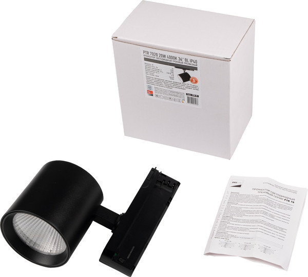Изображение товара Трековый светильник JAZZway 3P PTR 7020 20Вт 4000К BL IP40 / 5062436