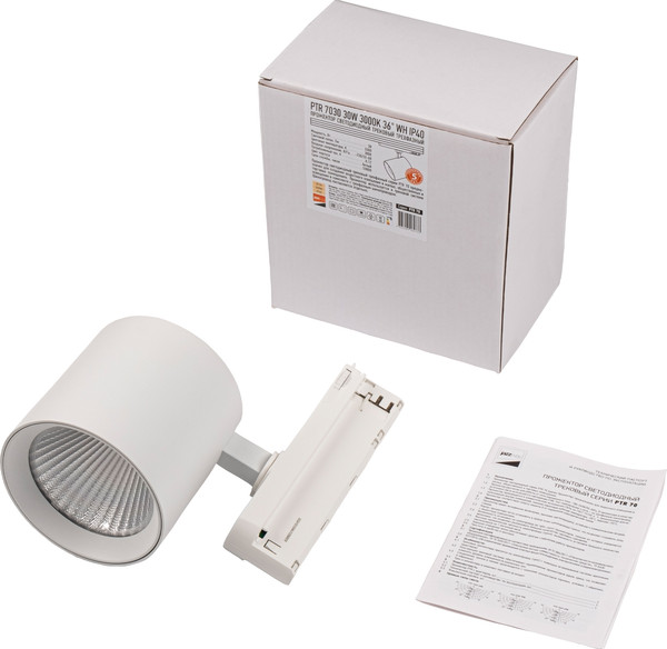 Изображение товара Трековый светильник JAZZway 3P PTR 7030 30Вт 3000К WH IP40 / 5062733