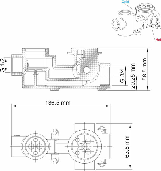 Изображение товара Смеситель Wasserkraft Wern 4241