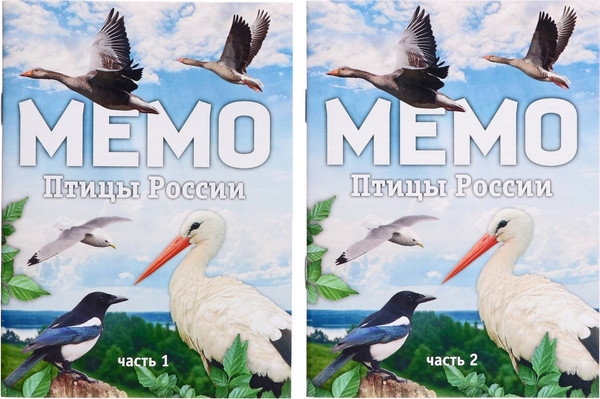 Изображение товара Настольная игра Нескучные игры Мемо. Птицы России / 10062977
