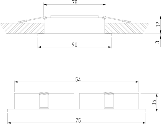 Изображение товара Точечный светильник Elektrostandard 15277/LED 20W 4000K (черный)