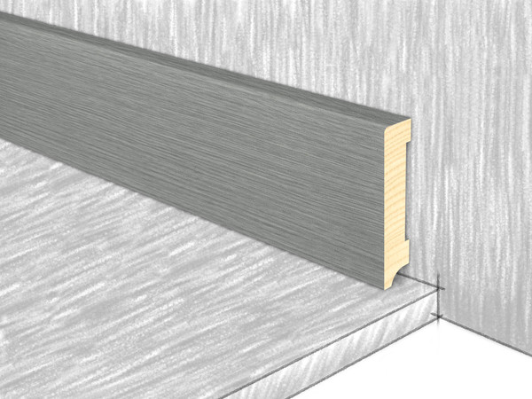 Изображение товара Плинтус КТМ-2000 Деревянный 80x16x2400мм 8016-614E (дуб скандинавский)