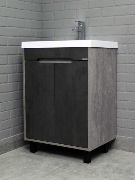 Изображение товара Тумба под умывальник Домино Unit 60 Loft В2 (бетон)